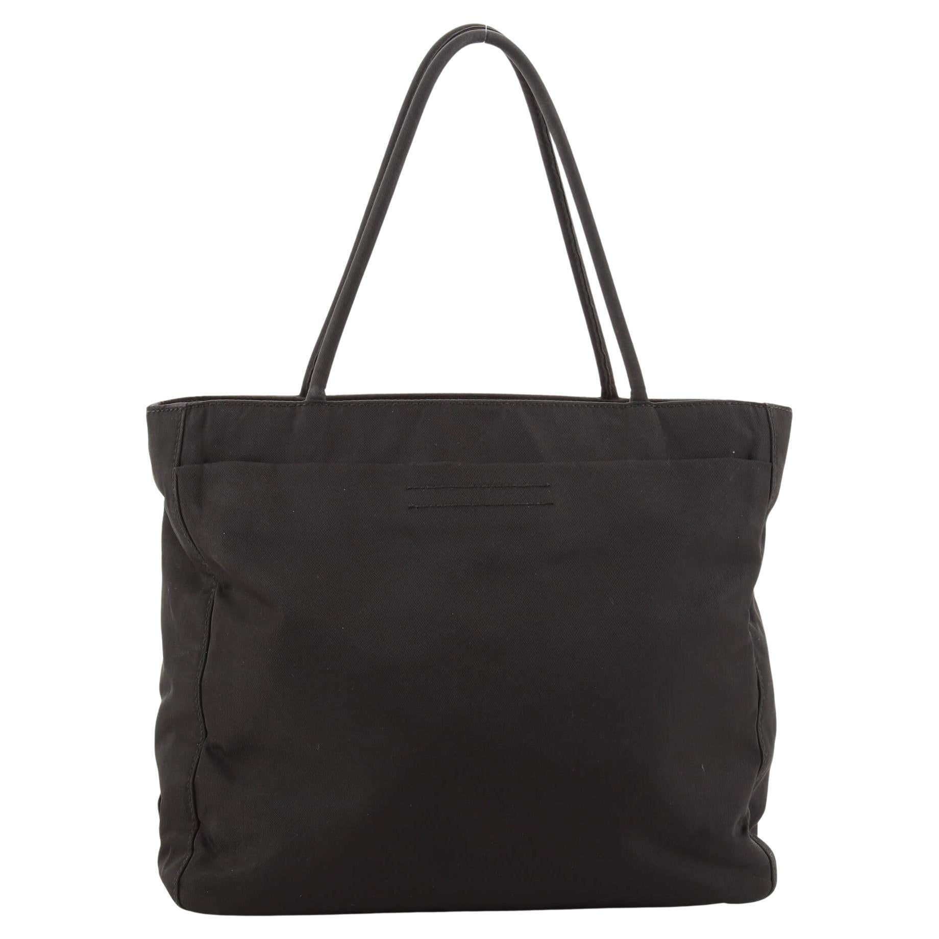 Prada Vintage Zip Tote Tessuto Small For Sale at 1stDibs