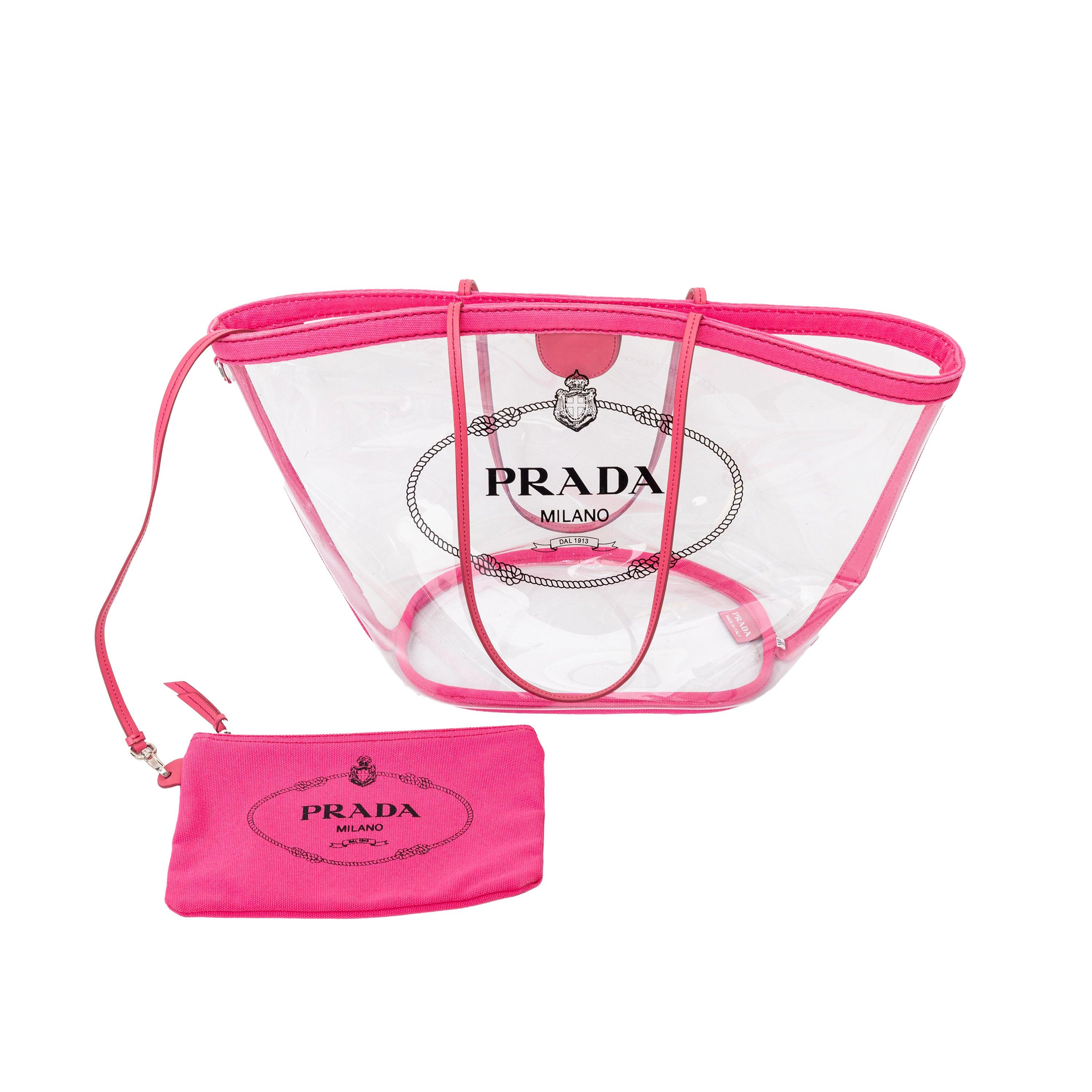 Prada Vinyl PVC Tote Bag - '10s 1
