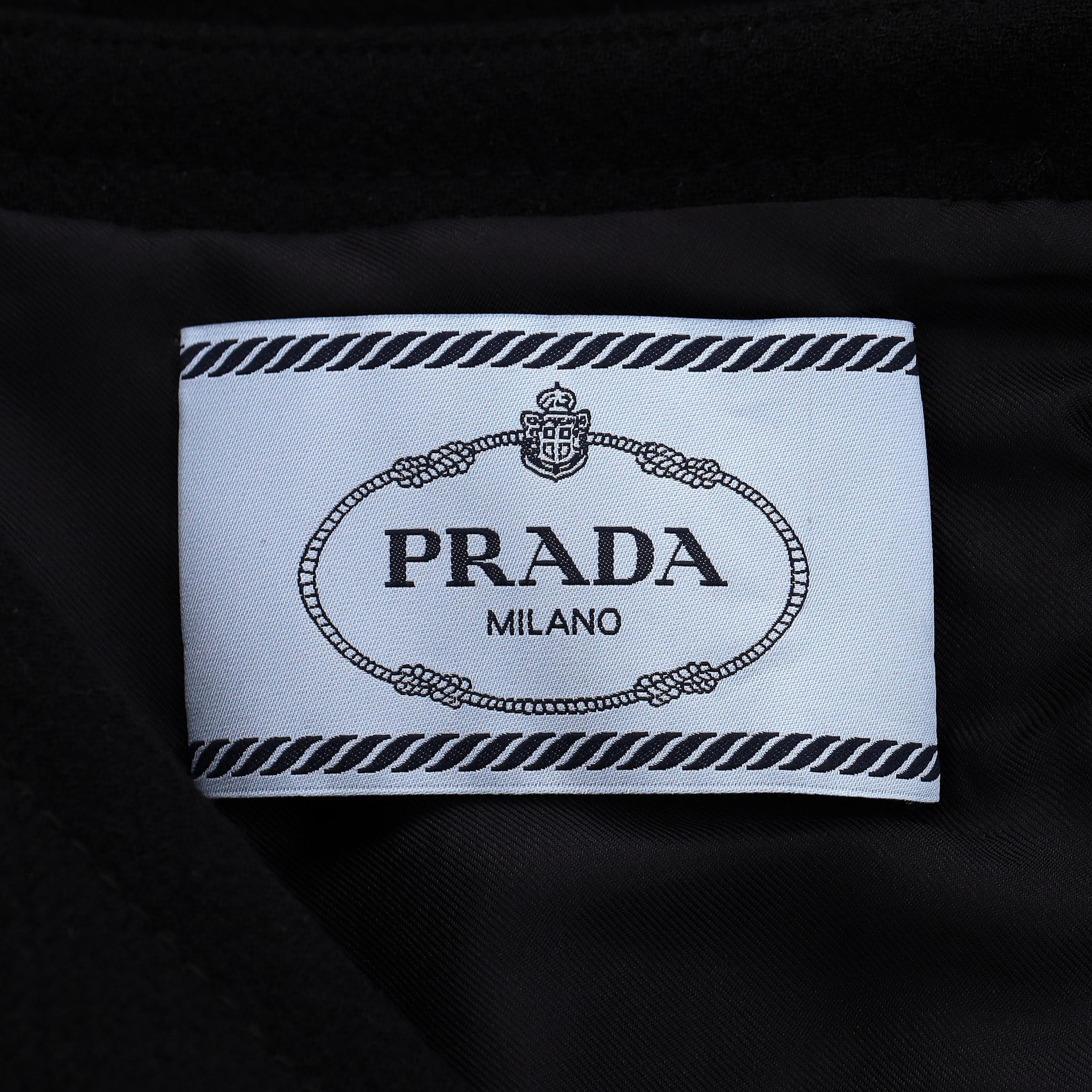 Abito in lana vergine di Prada con linea ad A in vendita 1