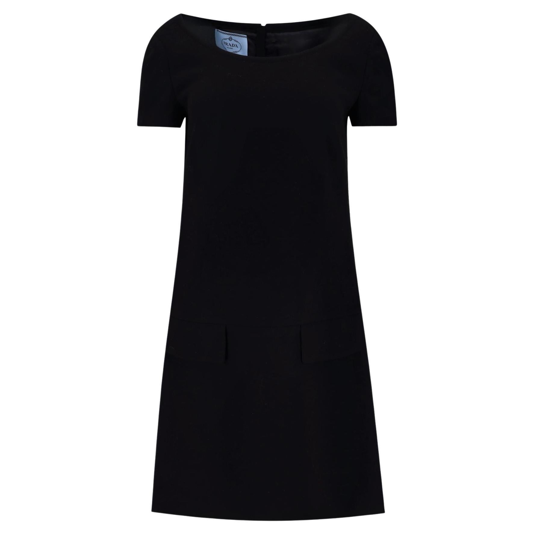 Prada Virgin Wool A-Line Dress