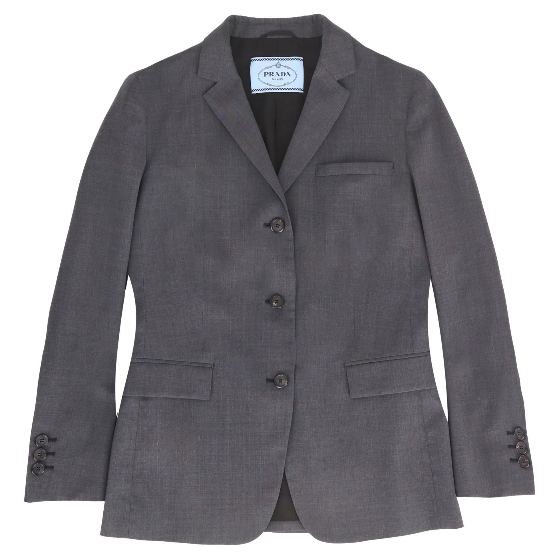 Blazer/Chaqueta Prada de lana virgen