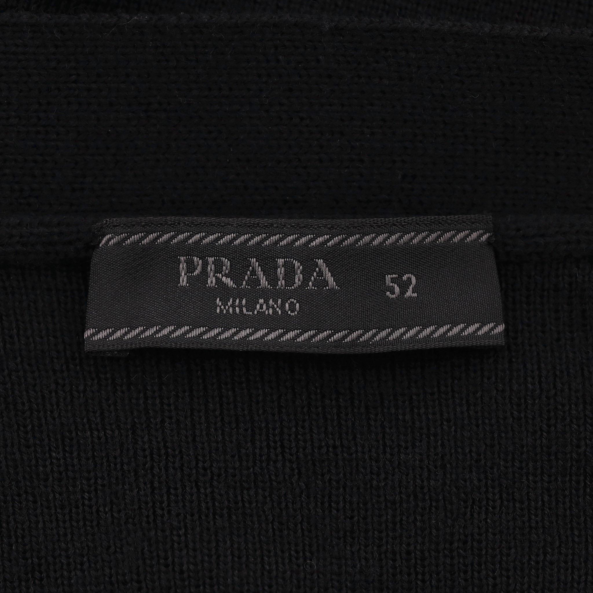 Prada Virgin Wool Cardigan For Sale 1