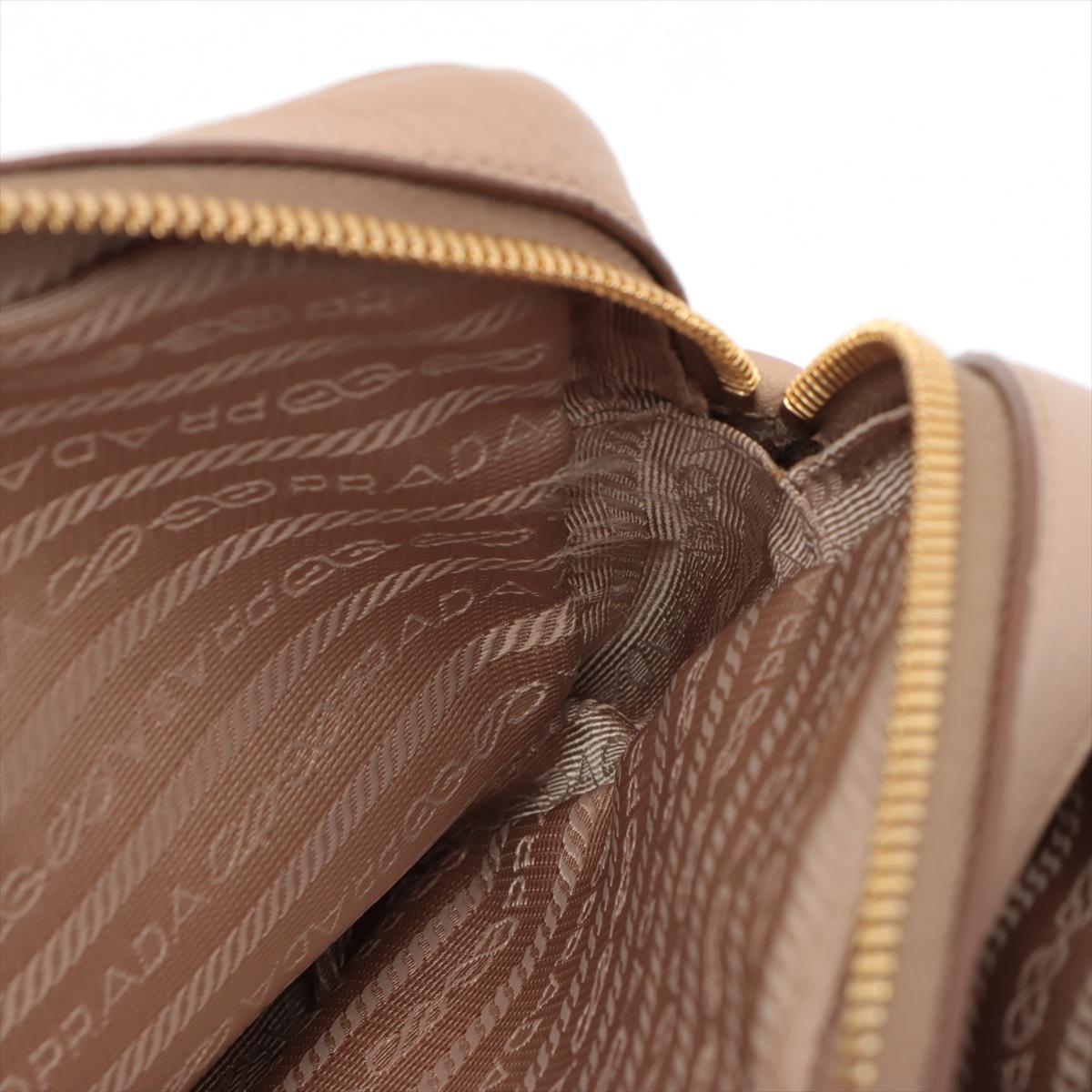Prada Vitello Daino Leather Camera Bag Beige 6