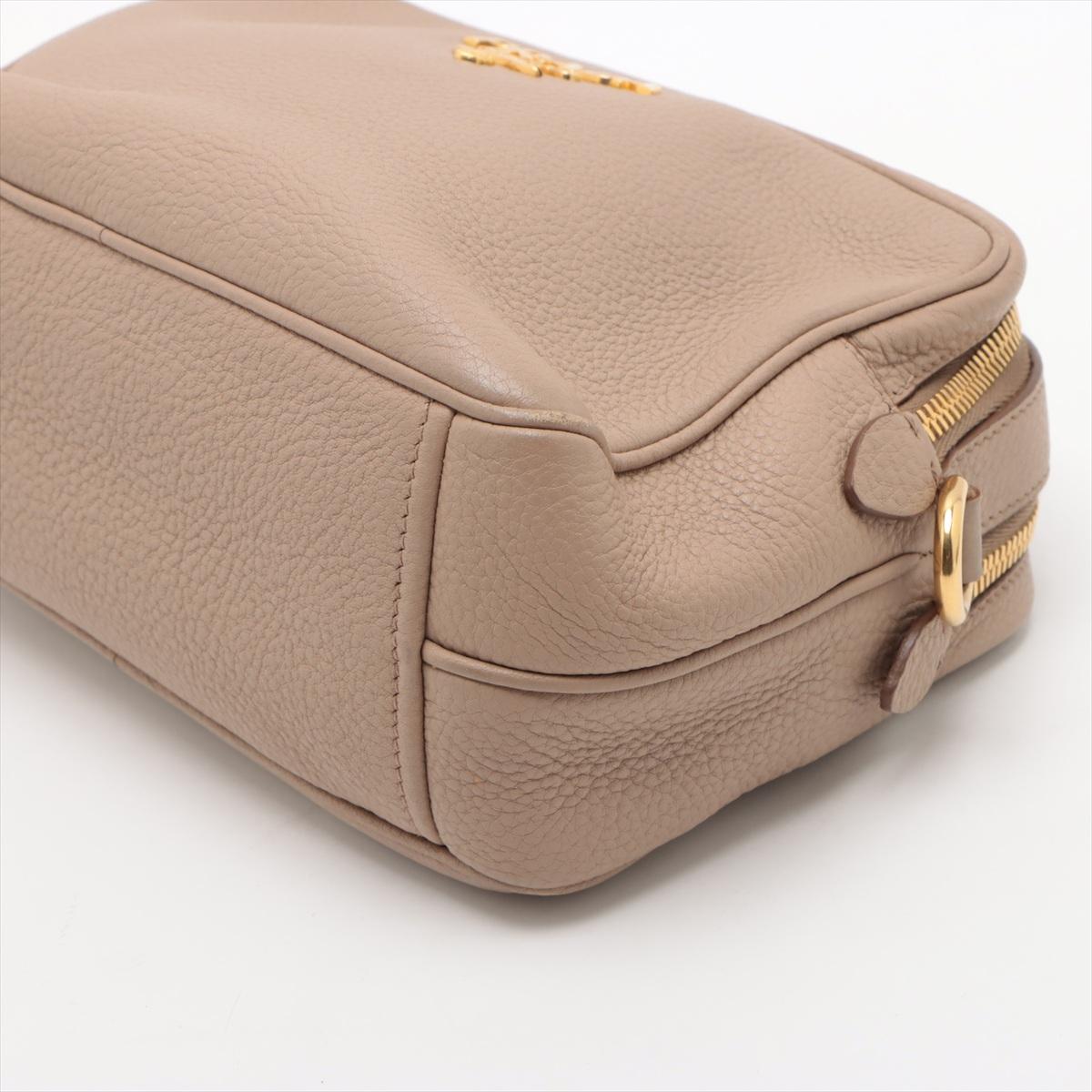 Women's Prada Vitello Daino Leather Camera Bag Beige