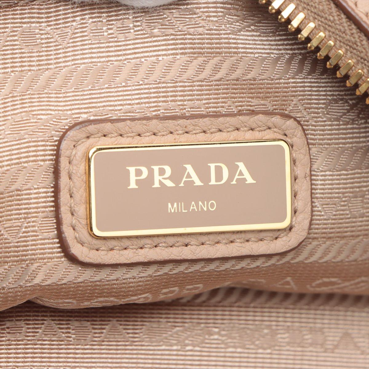 Prada Vitello Daino Leather Camera Bag Beige 5