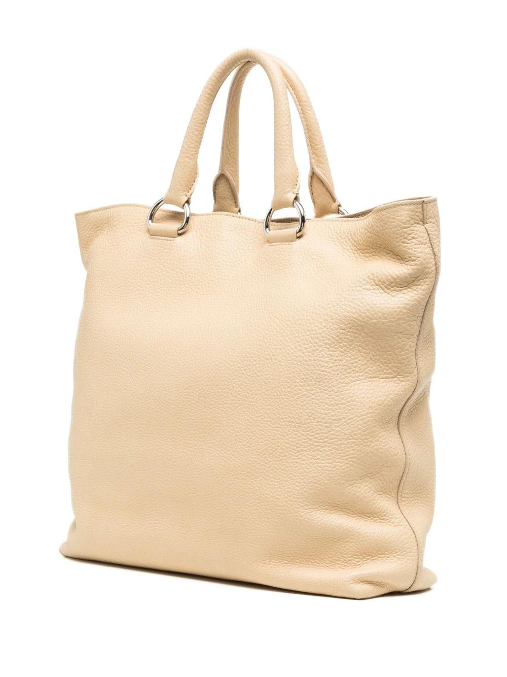 Prada Vitello Daino Leather Tote Bag In Good Condition For Sale In London, GB
