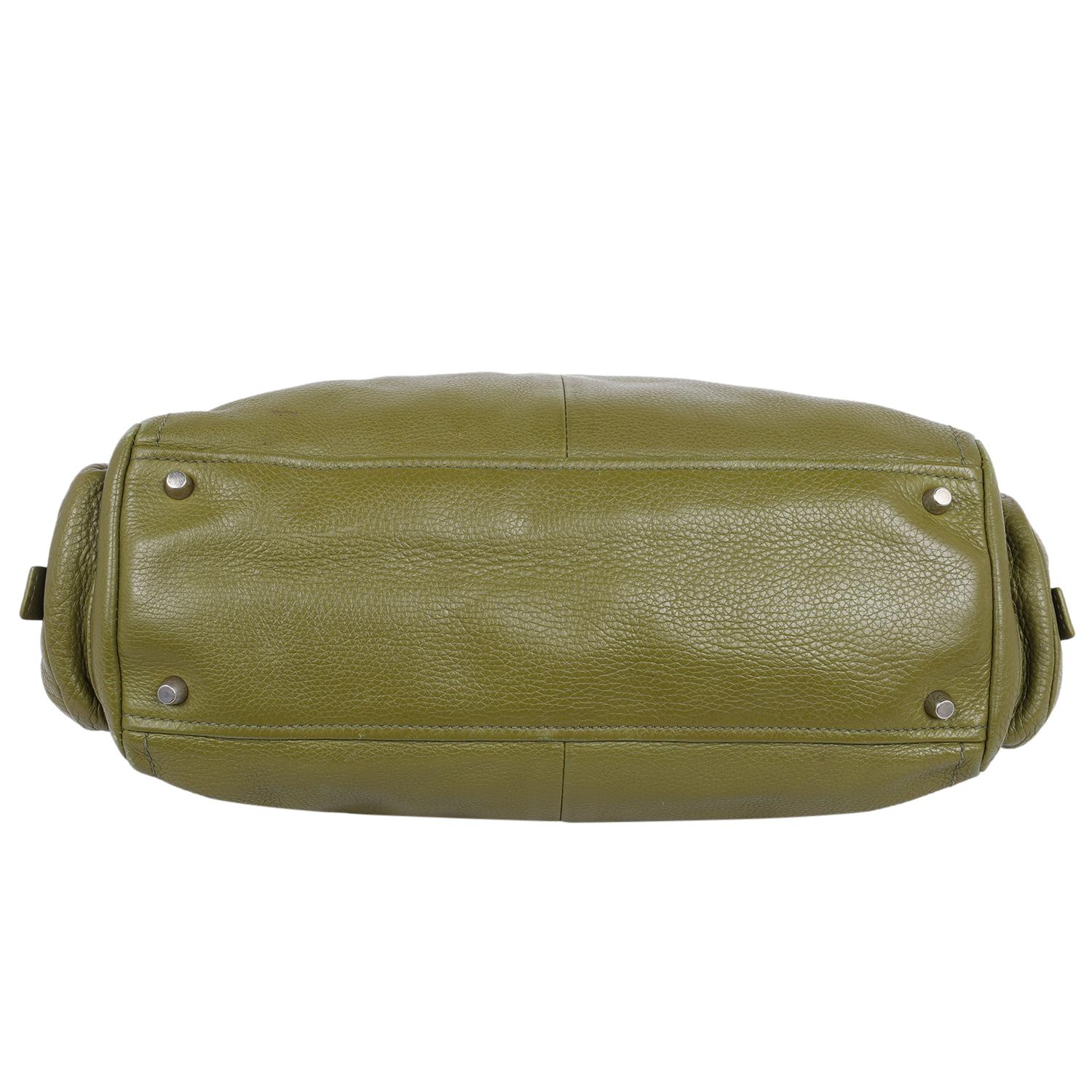 Prada Vitello Daino Life Shoulder Bag Green 4