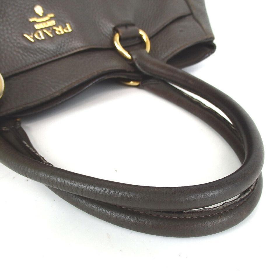 Prada Vitello grand sac à bandoulière en cuir GG-0924P-0007 Pour femmes en vente