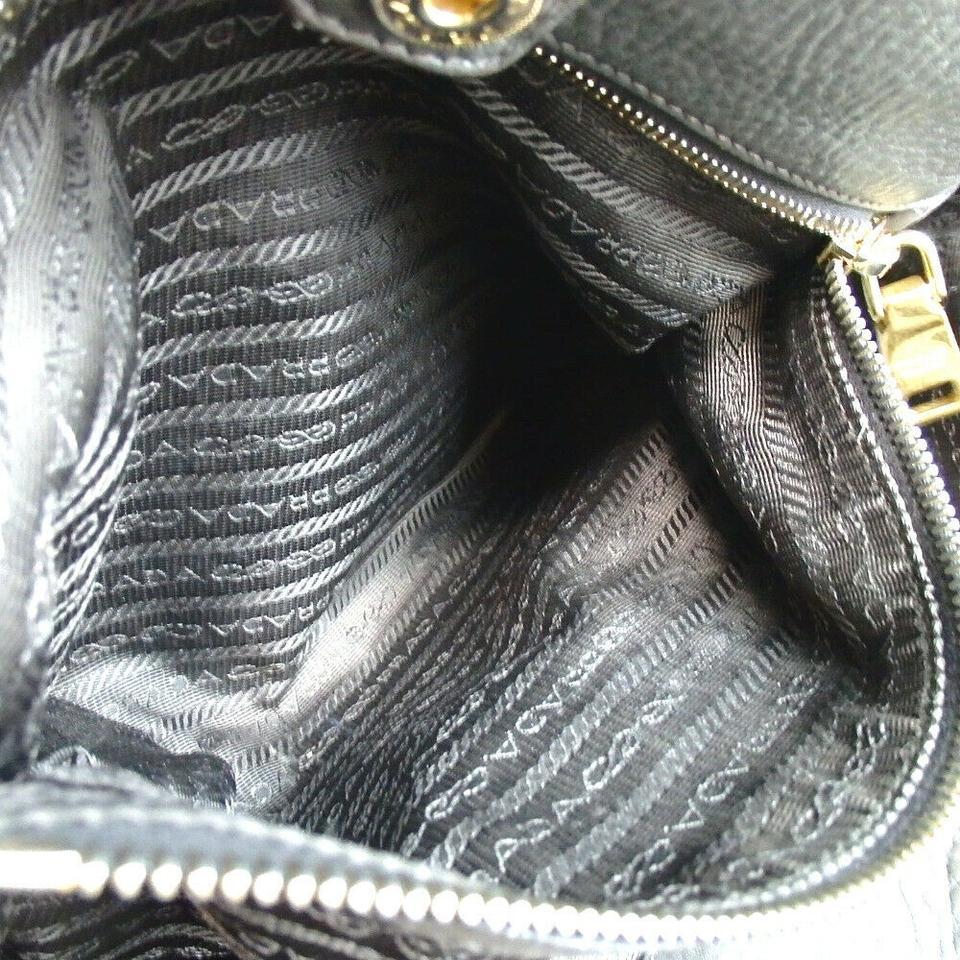 Prada Vitello grand sac à bandoulière en cuir GG-0924P-0007 en vente 4