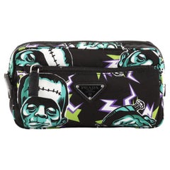 Prada Waist Bag Printed Tessuto Small