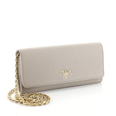 Prada Wallet on Chain Leather