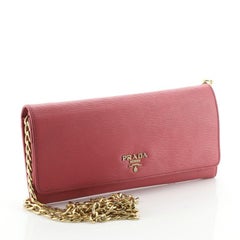 Prada Brieftasche auf Kette Leder