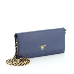 Prada Wallet On Chain Saffiano Leather