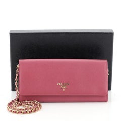 Prada Wallet on Chain Saffiano Leather
