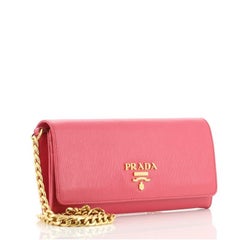 Prada Wallet on Chain Saffiano Leather