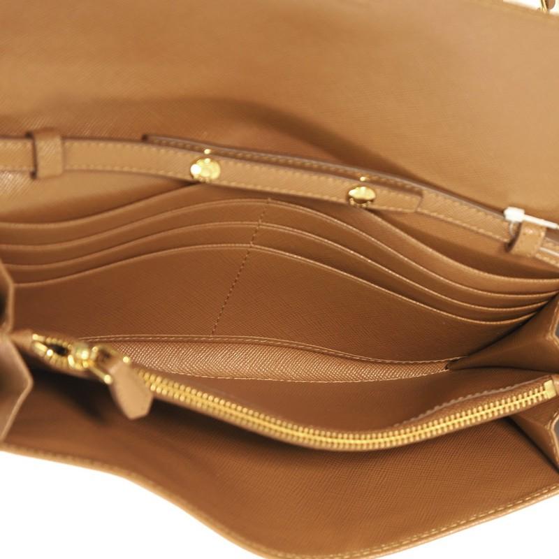 Women's Prada Wallet on Chain Saffiano Leather
