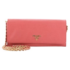 Prada Wallet on Chain Saffiano Leather