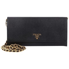 Prada Wallet on Chain Saffiano Leather