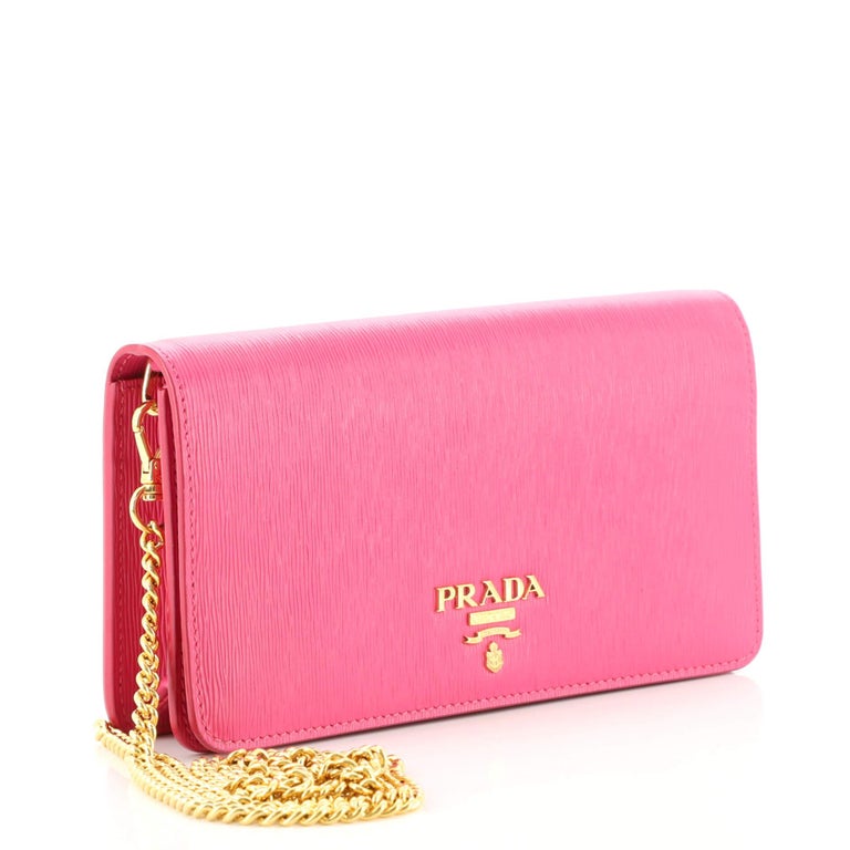 Prada Wallet on Chain Vitello Move Long at 1stDibs