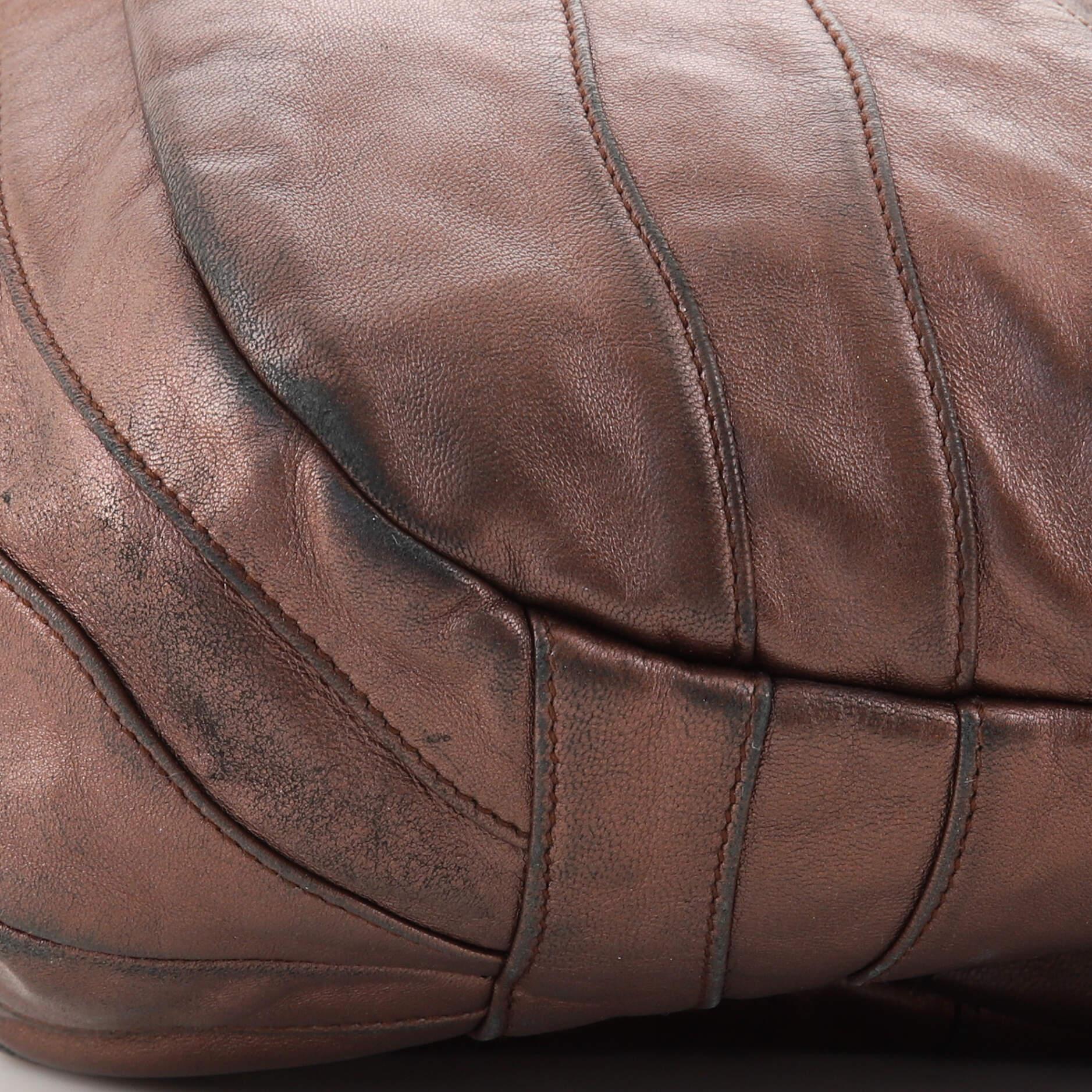 Prada Waves Convertible Tote Leather Medium 3