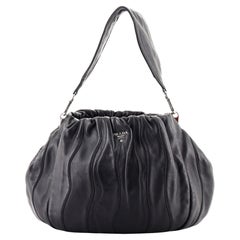 Prada Waves Hobo Leather Large