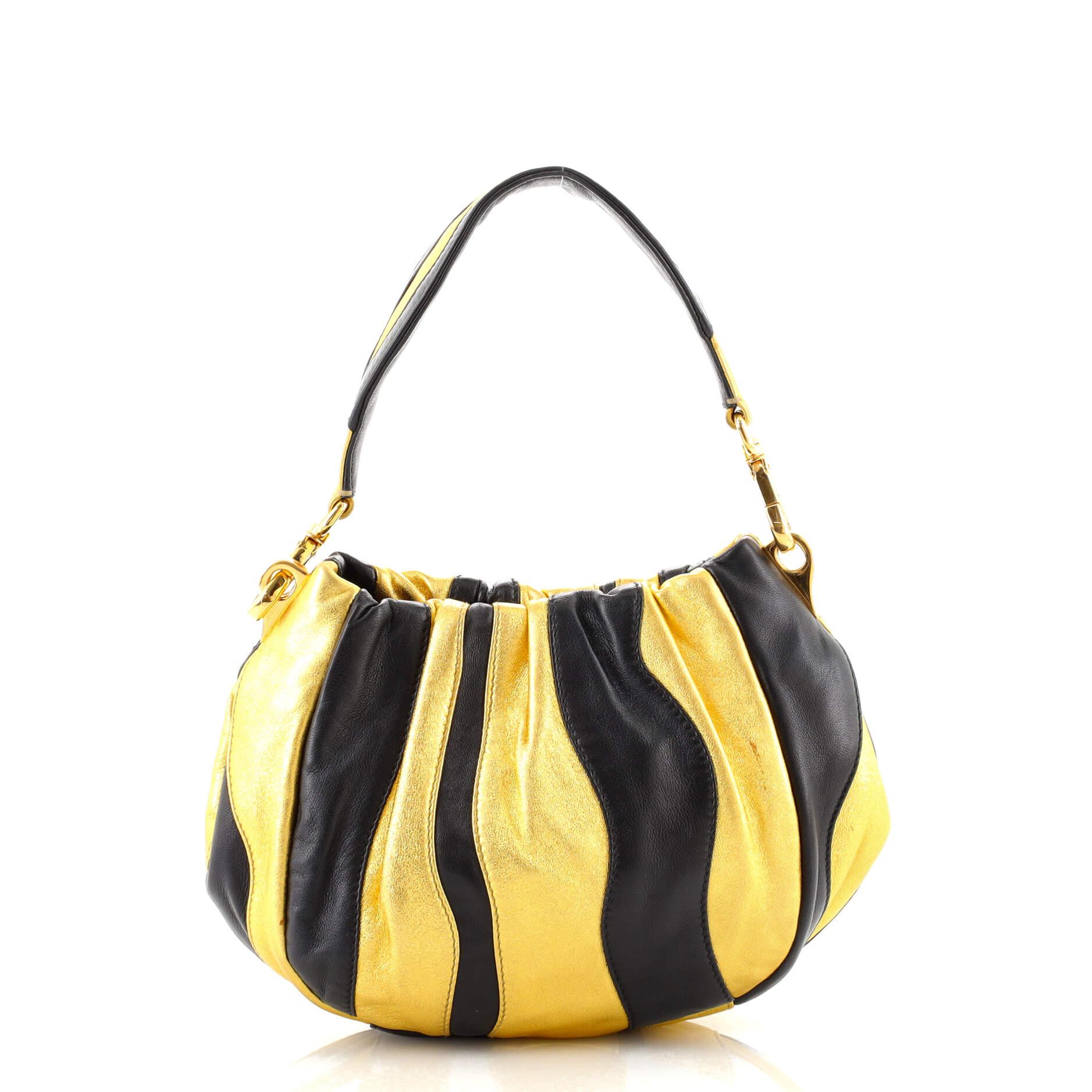 prada bag with striped strap
