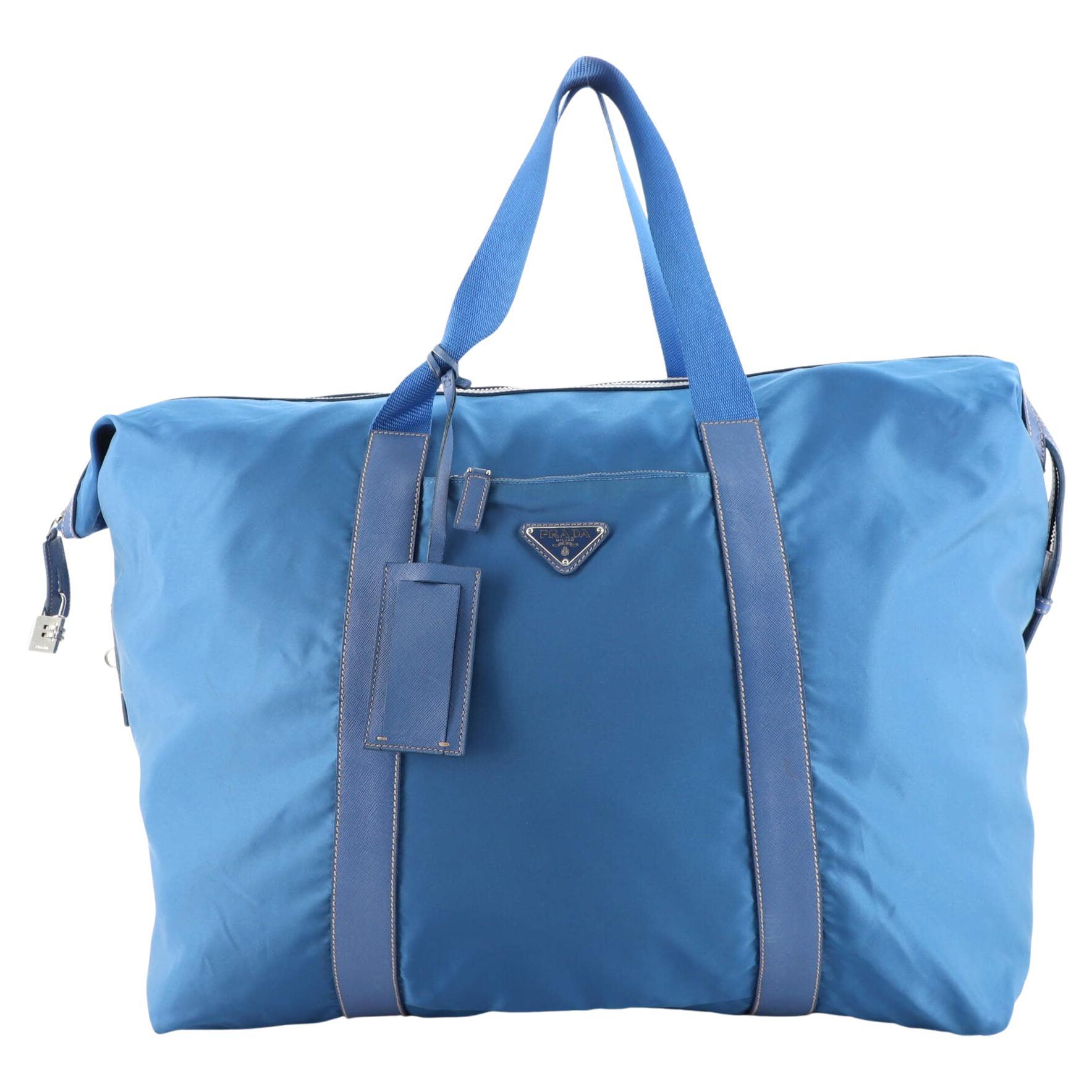 Prada Weekender Duffle Bag Tessuto Large at 1stDibs