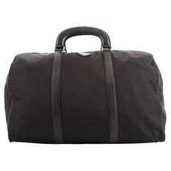 Prada Weekend Duffle Bag Tessuto with Saffiano Leather Large
