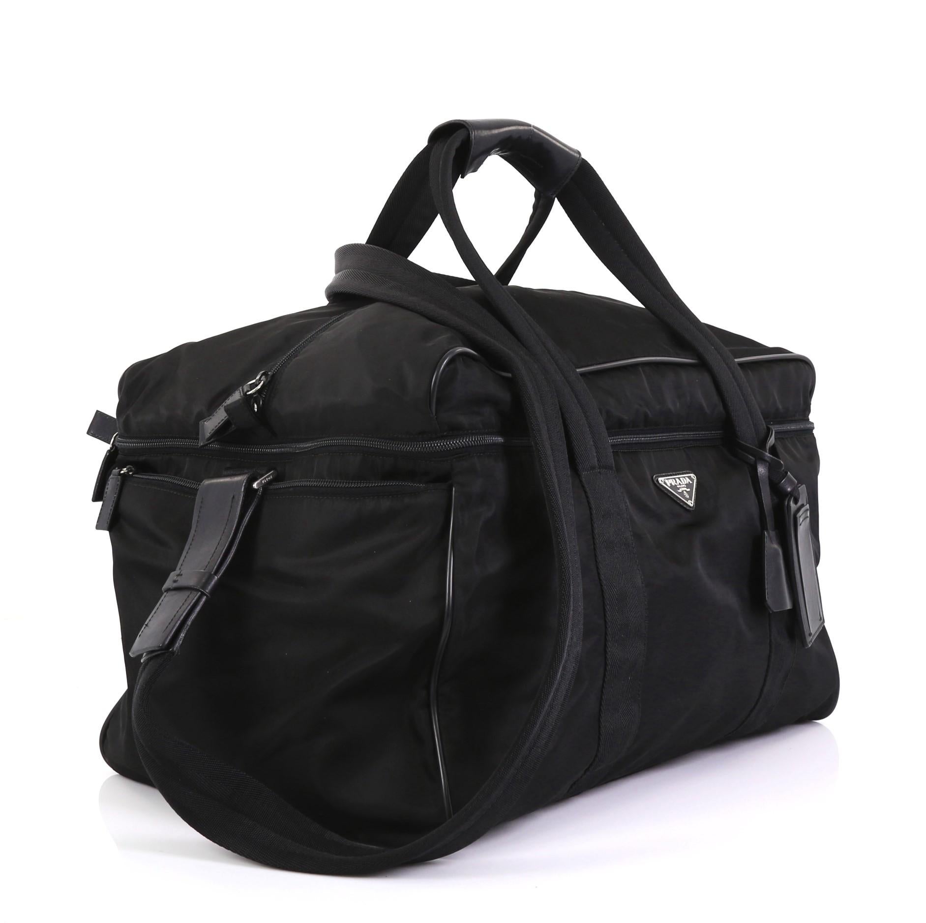 Taschen Reisegepäck Reisetaschen Prada Tessuto Travel Bag 