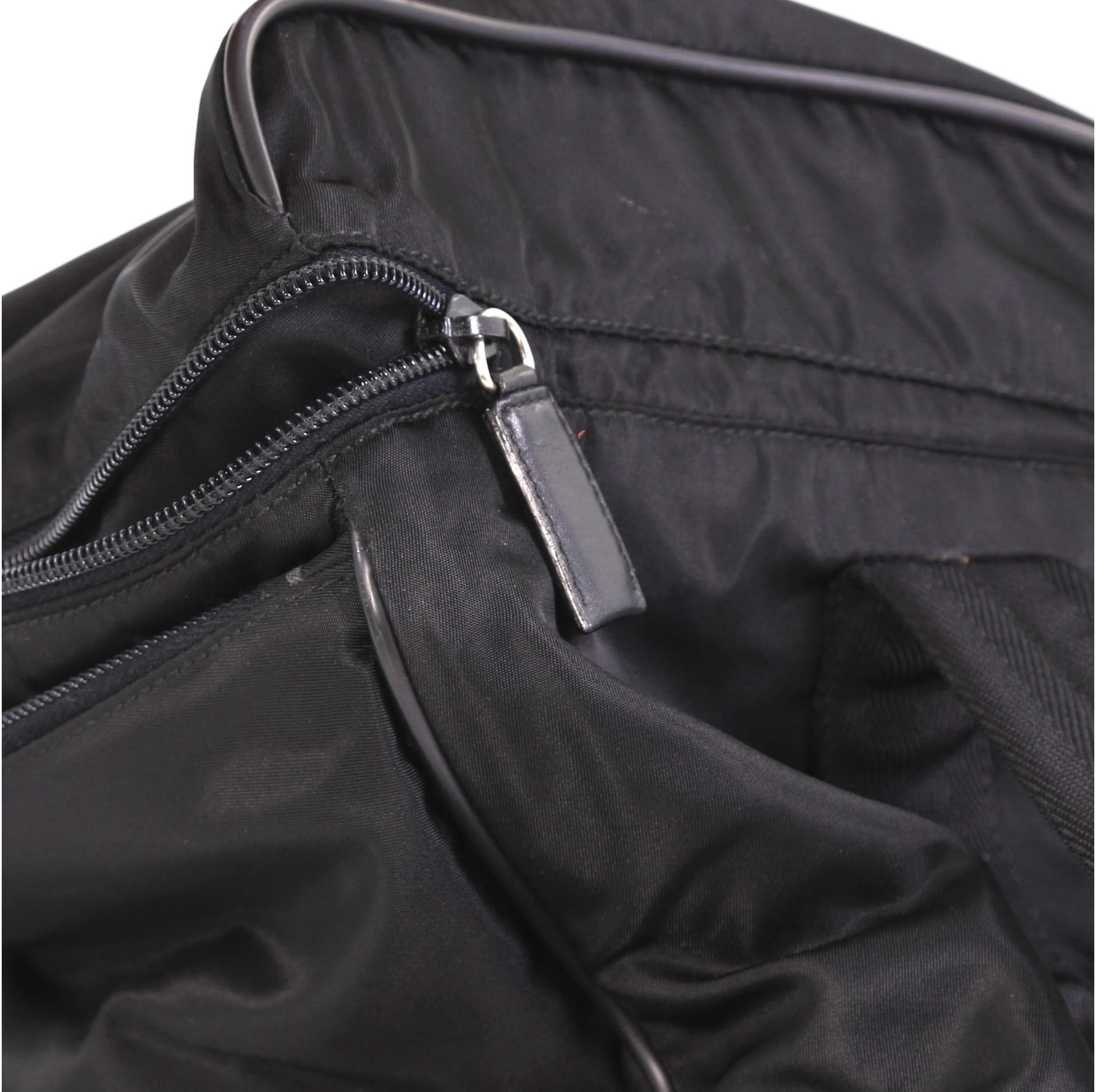 Prada Weekender Duffle Bag Tessuto Large In Fair Condition In NY, NY