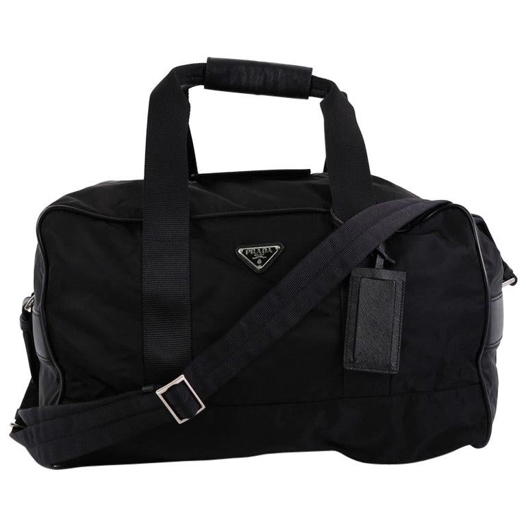 Prada Weekender Duffle Bag Tessuto Large at 1stDibs | prada carry on bag