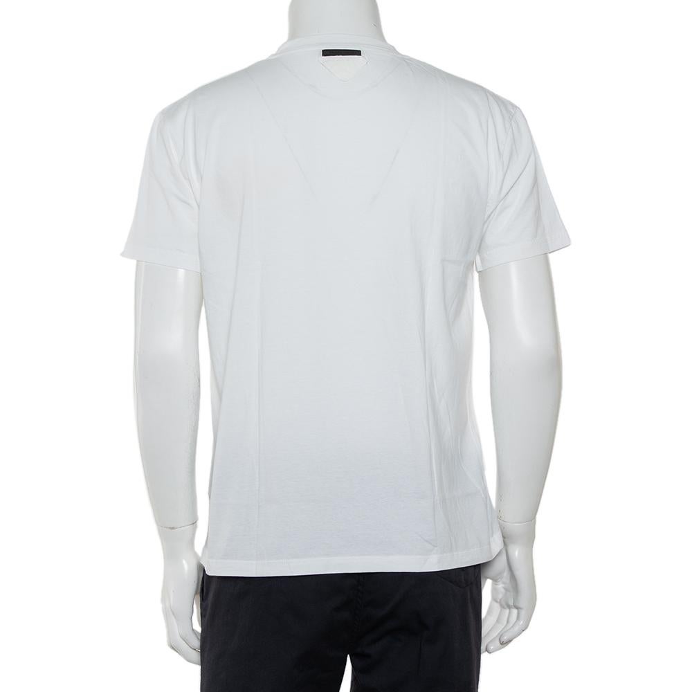 prada white t shirt