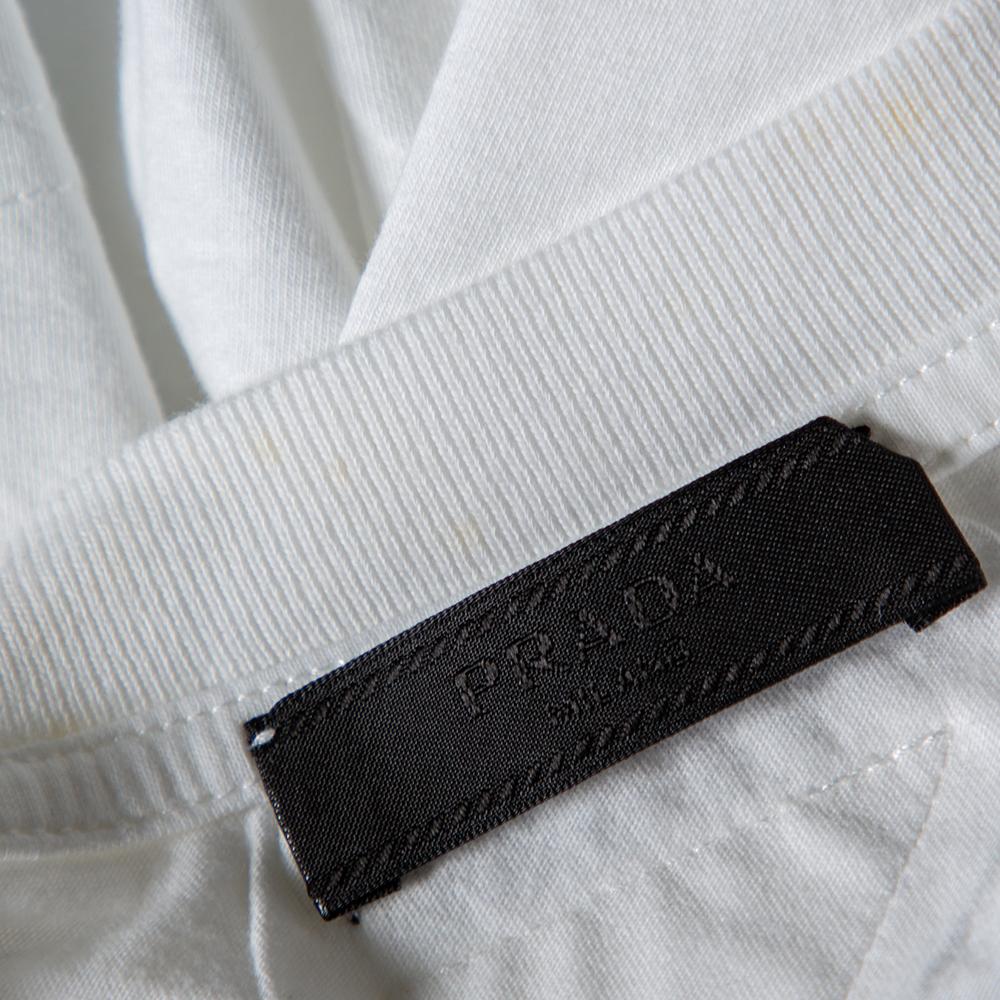 prada white crewneck