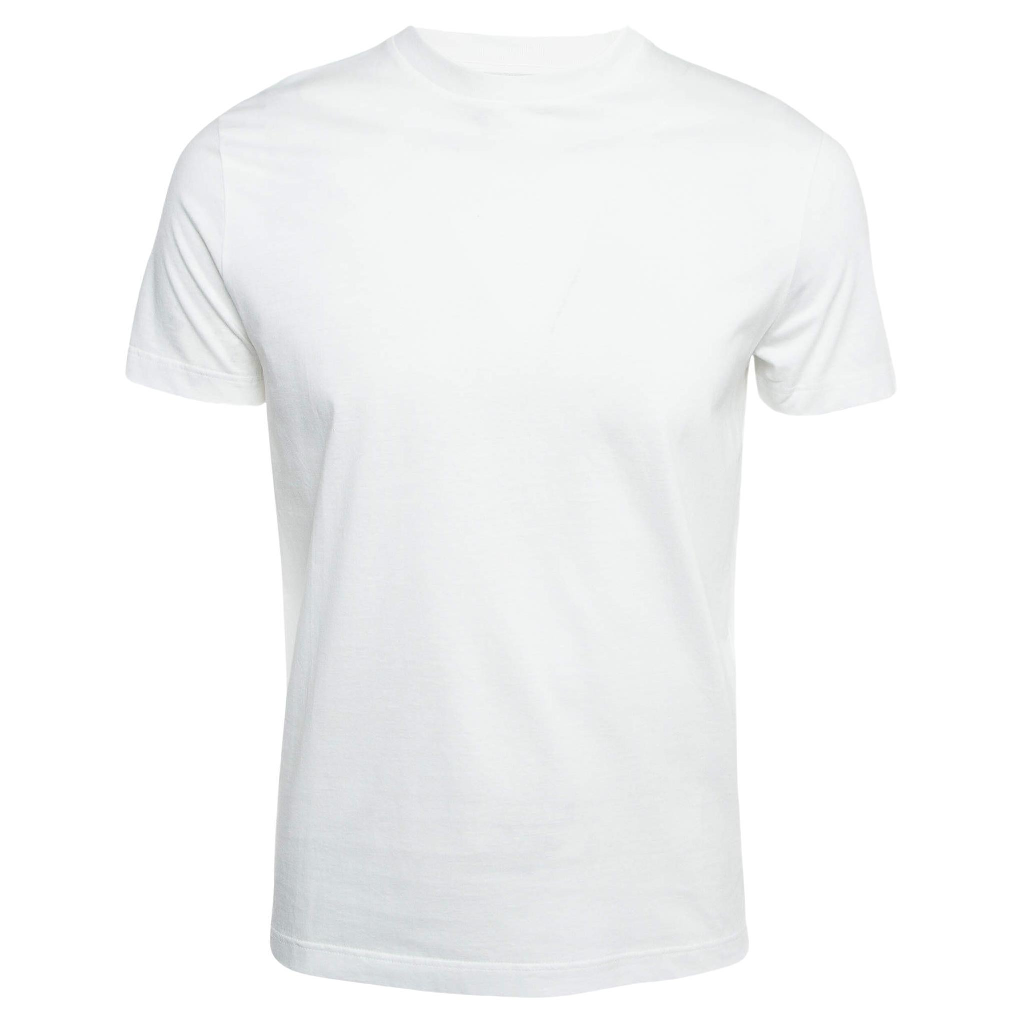 Prada plain top white t shirt