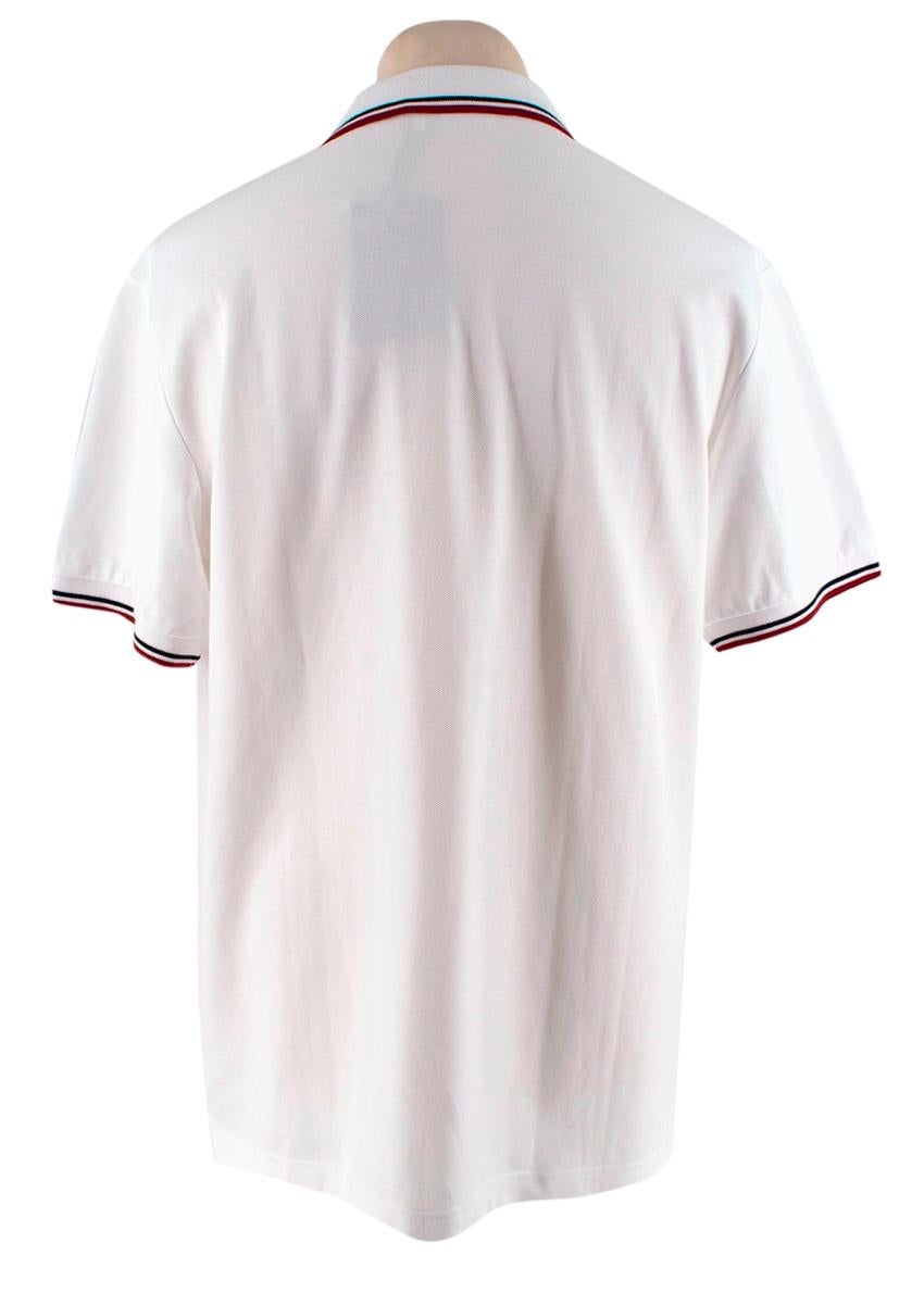 white prada polo shirt
