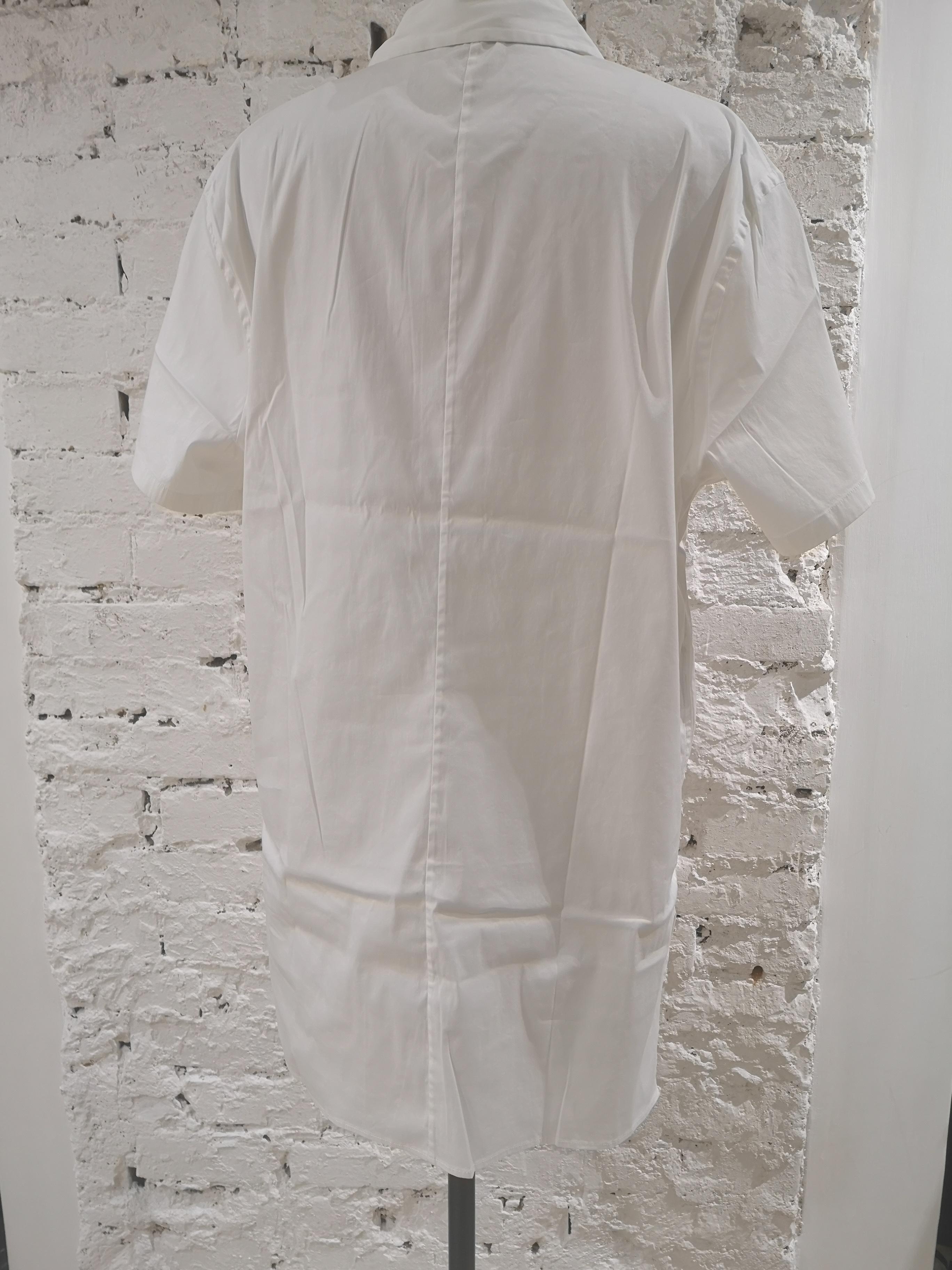 Gray Prada white cotton shirt  For Sale