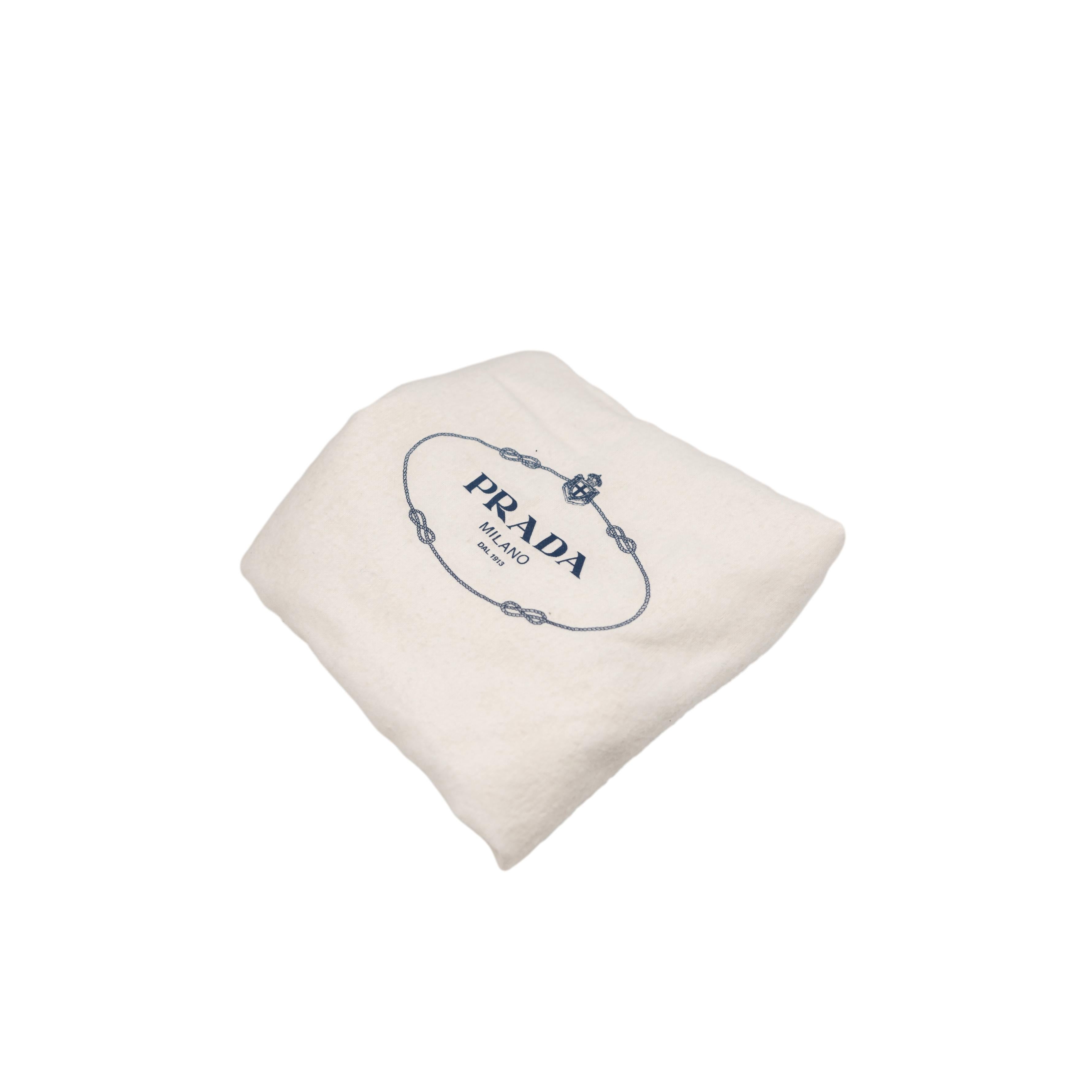 Prada White Galleria Saffiano Leather Medium Top Handle Shoulder Bag, 2020. 9