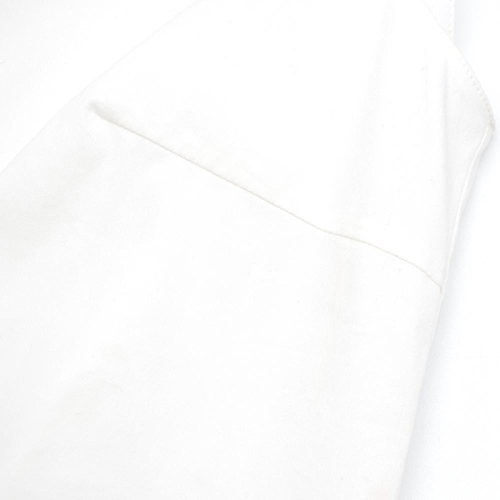 Prada White Sleeveless Top with Crystal Collar S 38 In New Condition In London, GB
