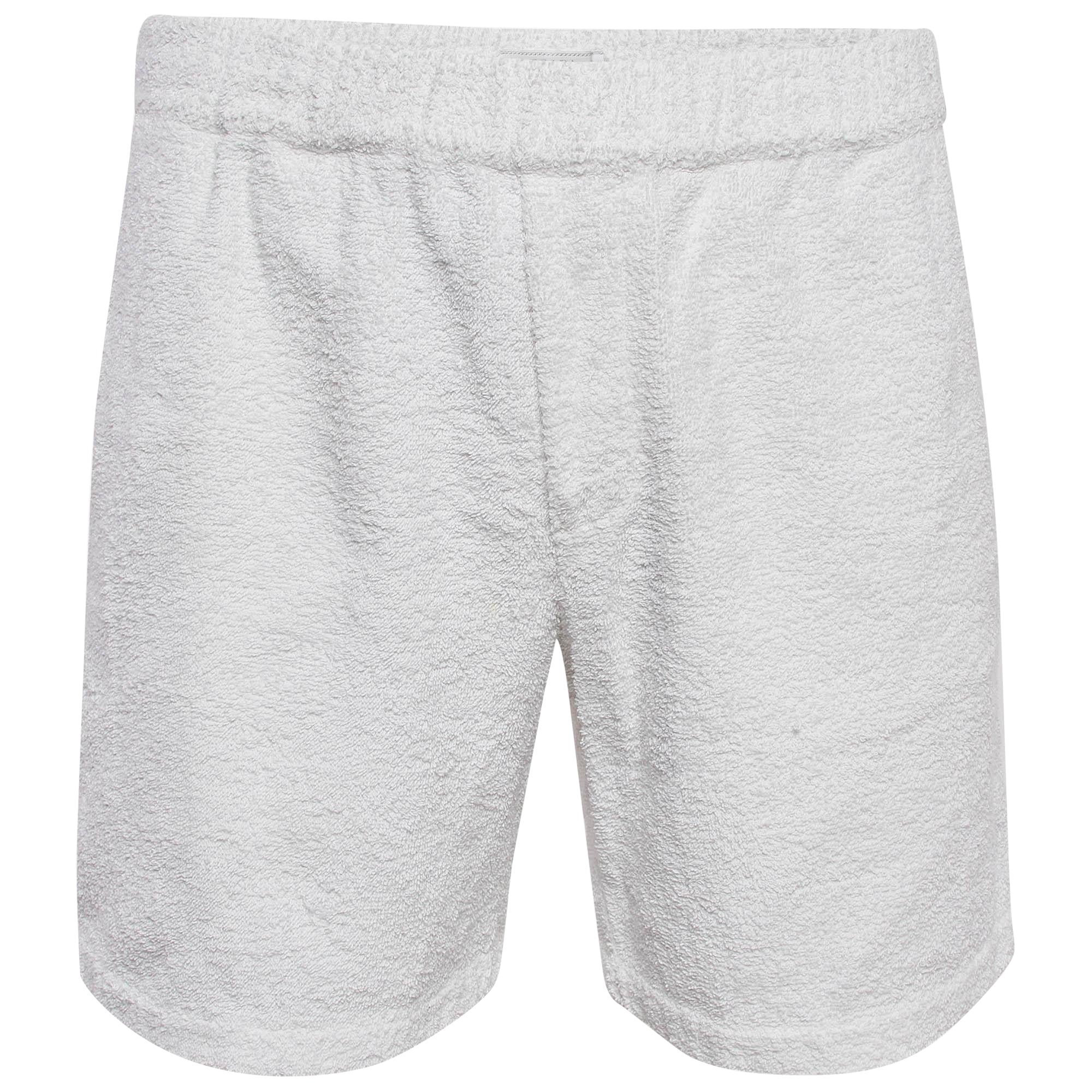 Prada White Terry Cotton Shorts L