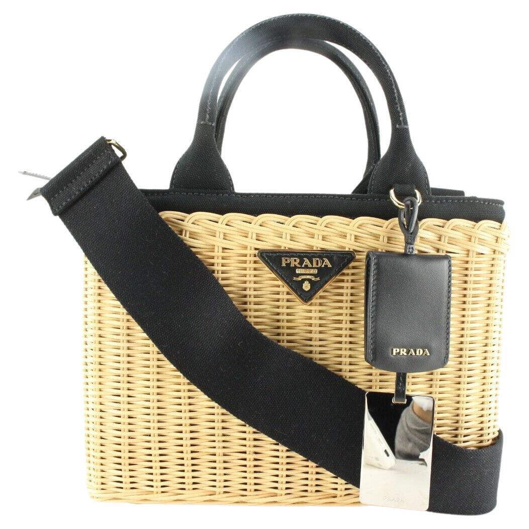 Prada Wicker - 2 For Sale on 1stDibs | prada wicker bag, prada basket bag,  prada midollino wicker bag