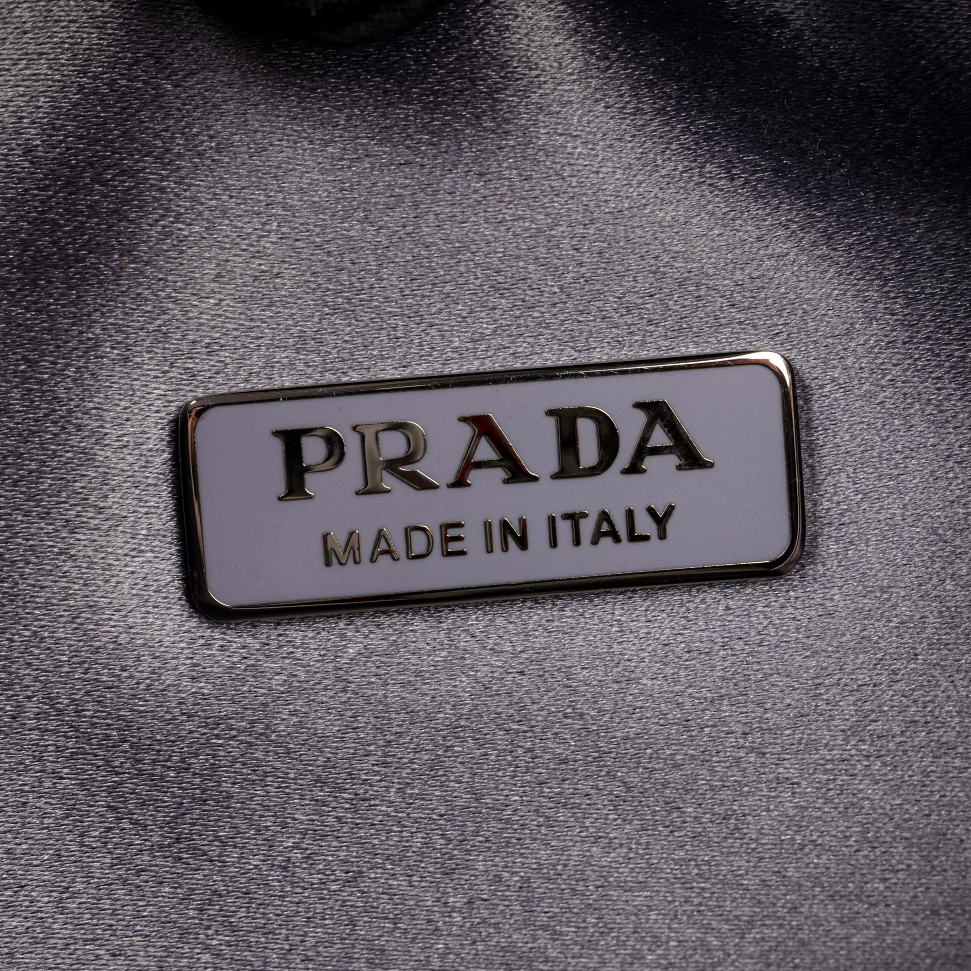 PRADA Wisteria Crystalised Satin Re-Edition 2005 Mini Bag For Sale 2