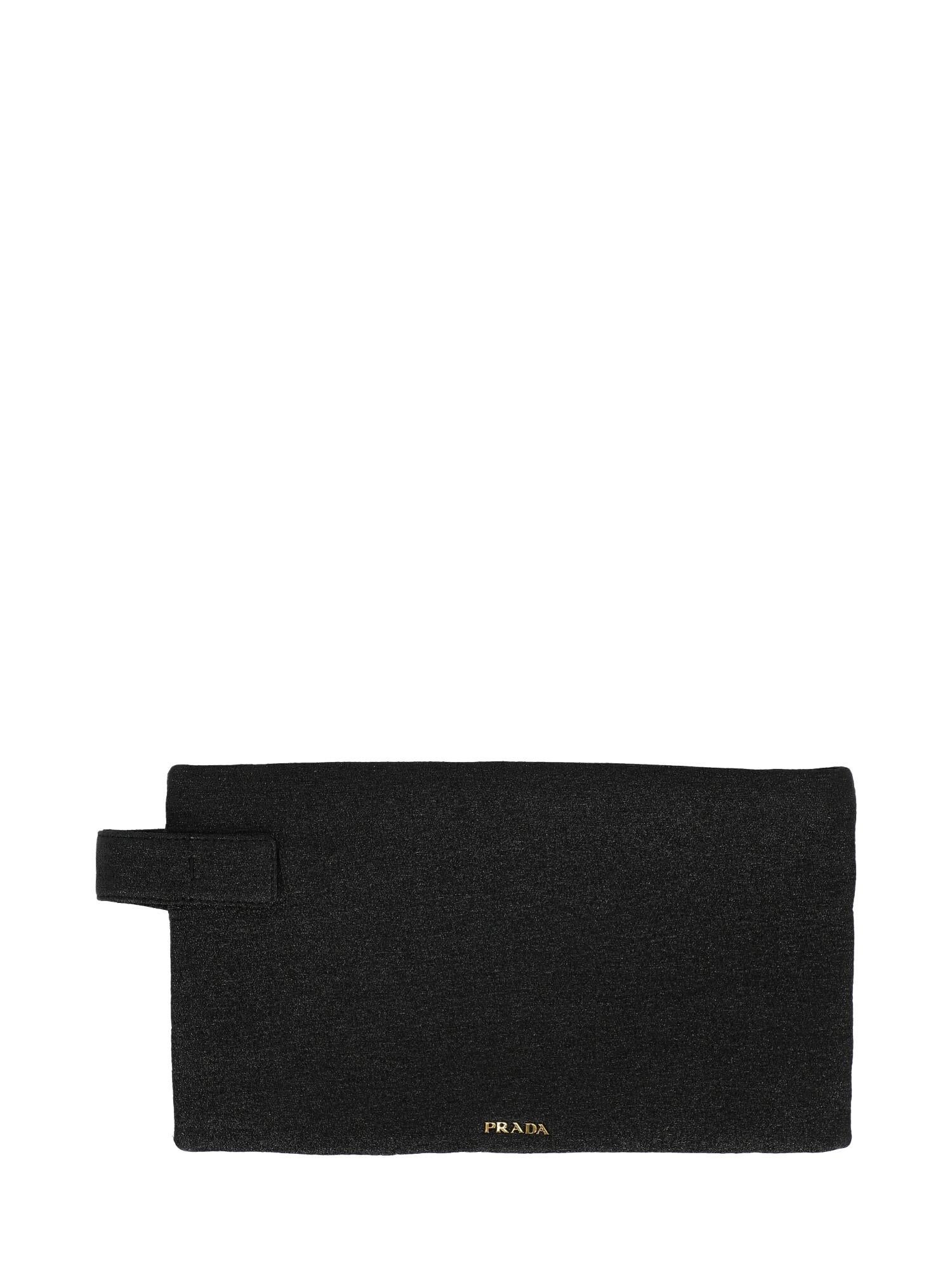 Black Prada Woman Handbag  Anthracite Synthetic Fibers For Sale