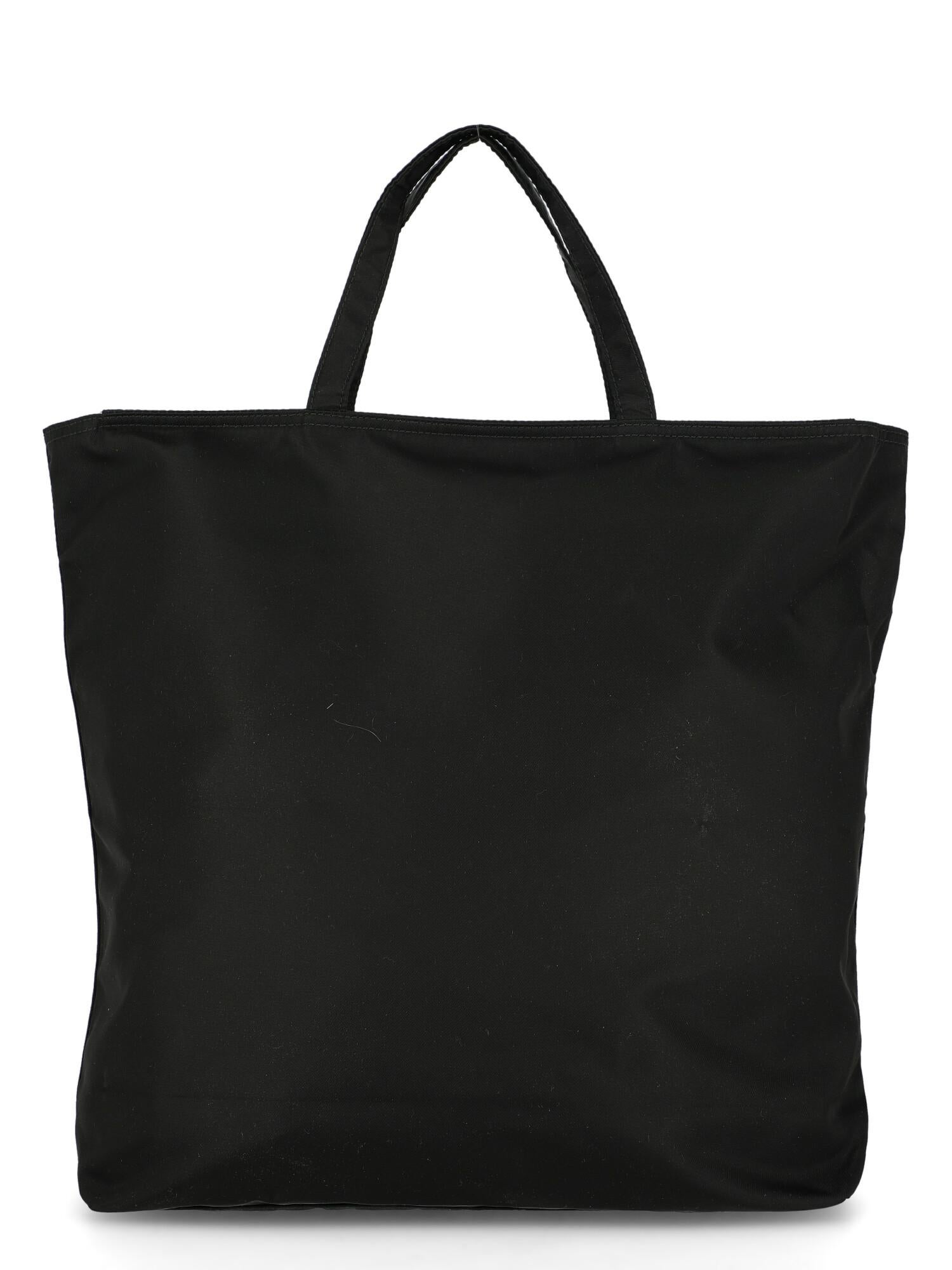 Women's Prada Woman Handbag  Black Synthetic Fibers For Sale