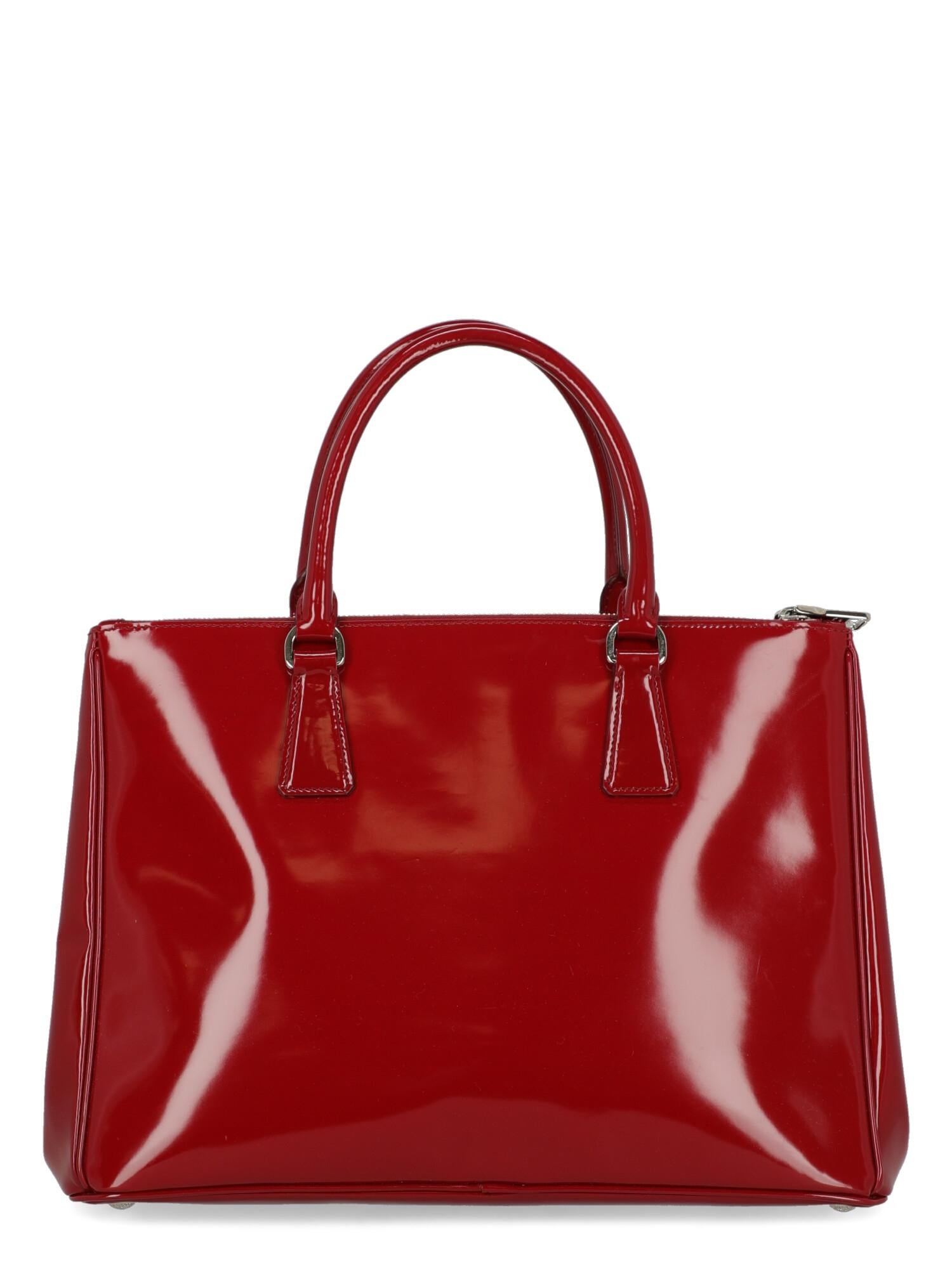 Women's Prada Woman Handbag  Red Leather