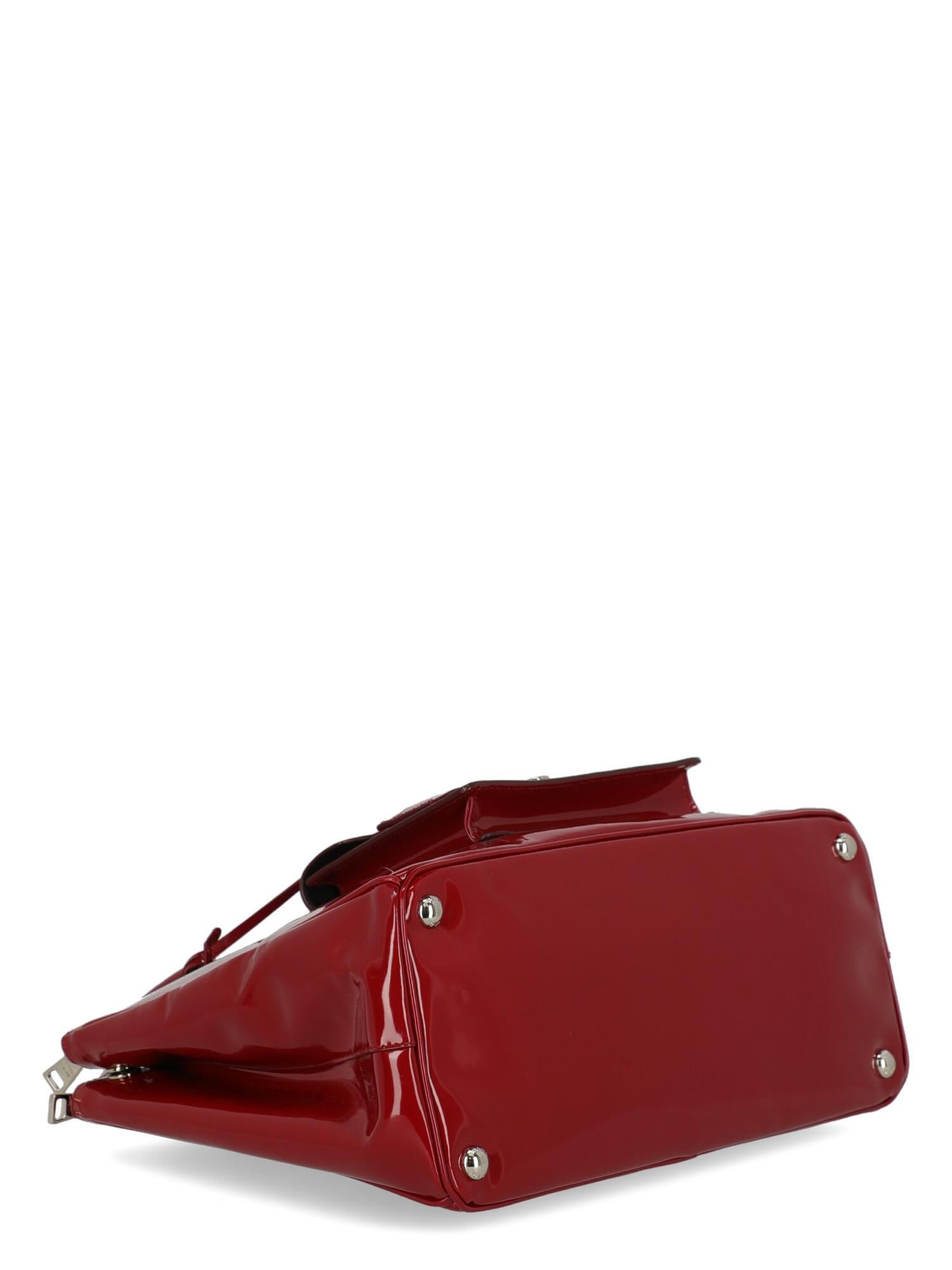 Prada Woman Handbag  Red Leather 1