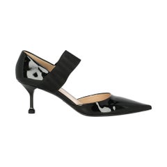 Prada Woman Pumps Black Leather IT 40.5