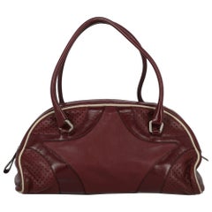 Prada Woman Shoulder bag Burgundy Leather