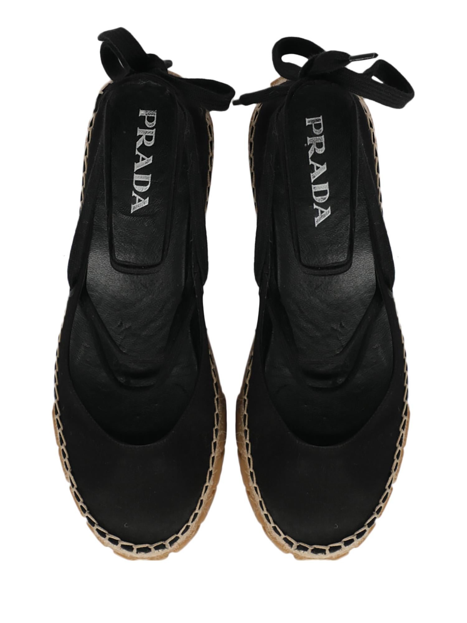 Donna Prada  Donne   Espadrillas  Fabrice nera EU 39 in vendita