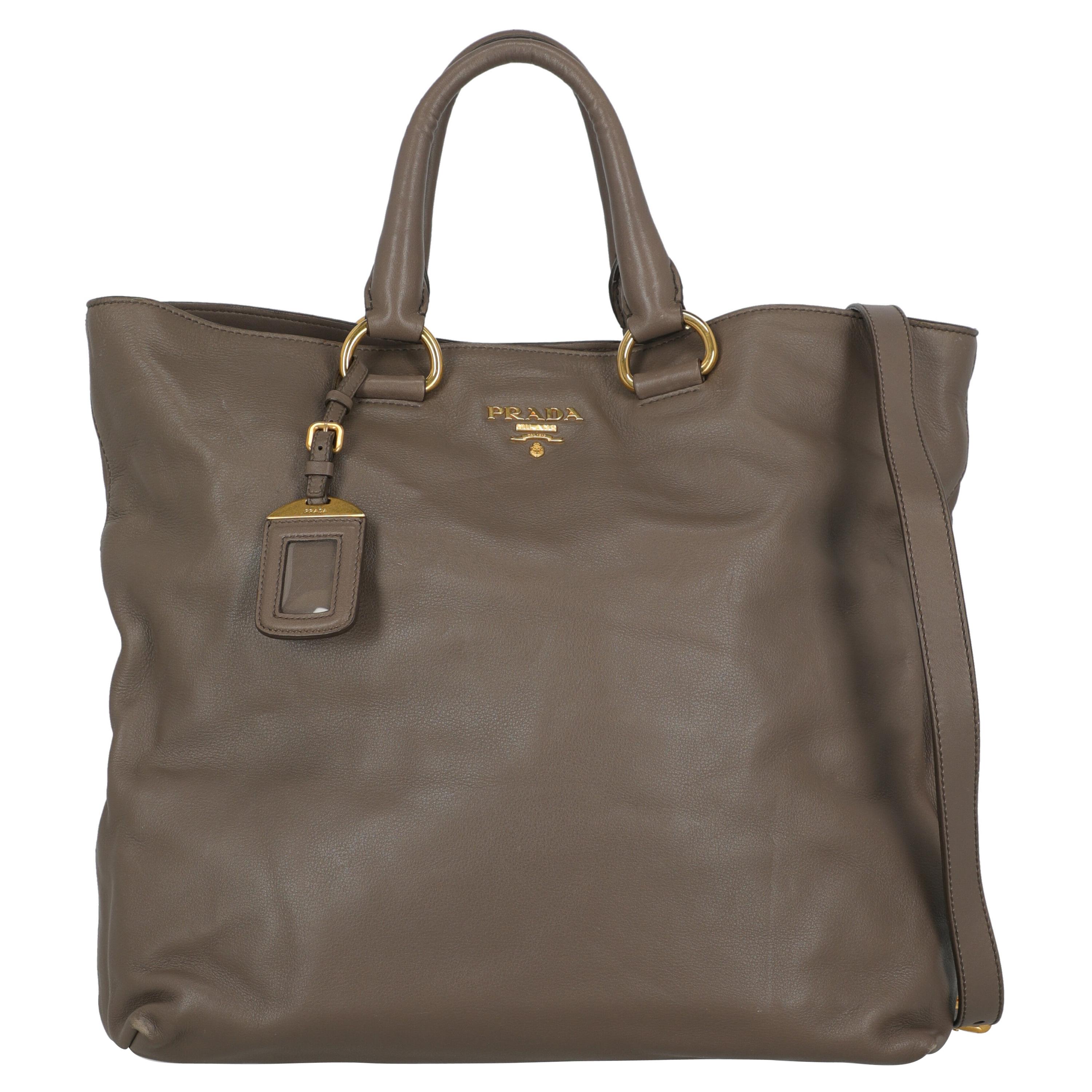 Prada Women  Handbags  Beige Leather For Sale