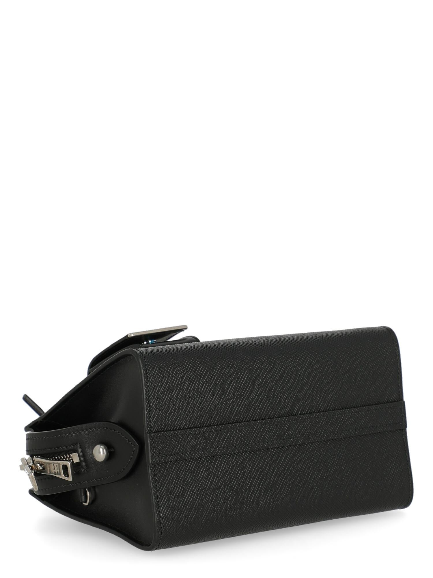 Prada  Women   Handbags  Black Leather  For Sale 1